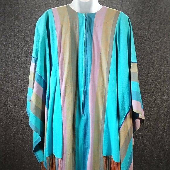 Vintage Josefa Mexican Cotton Caftan - Picture 5 of 7